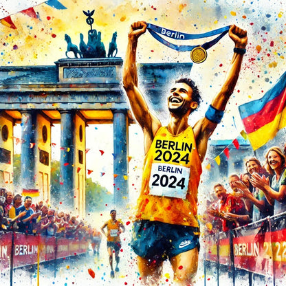 BERLIN 2024 Finisher mit Medaille